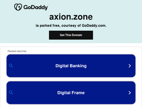 'axion.zone' screenshot