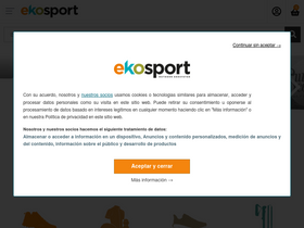 'ekosport.es' screenshot