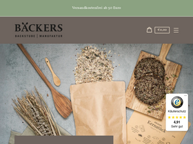 dosenbacken.de homepage screenshot