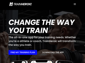 'trainheroic.com' screenshot