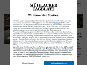'muehlacker-tagblatt.de' screenshot