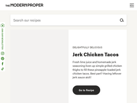 'themodernproper.com' screenshot