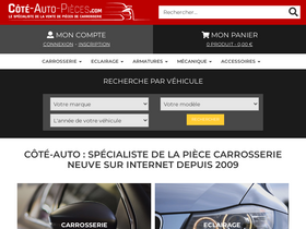 'cote-auto-pieces.com' screenshot