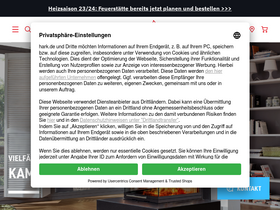 'hark.de' screenshot