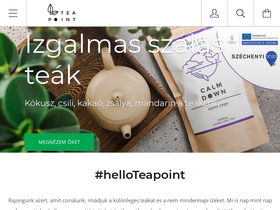 teapoint.hu homepage screenshot