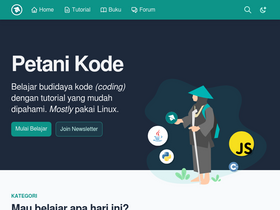 'petanikode.com' screenshot