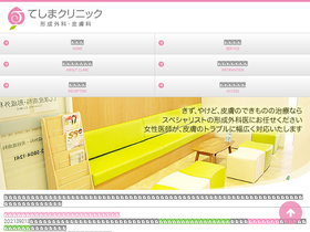 'teshima-hifu-keisei.com' screenshot