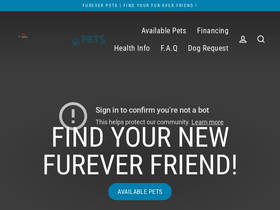 fureverpetstexas.com homepage screenshot