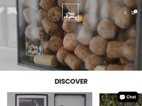 Corkframes Sweden AB homepage screenshot