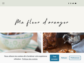 'mafleurdoranger.com' screenshot