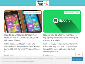 'vederecomesifa.it' screenshot