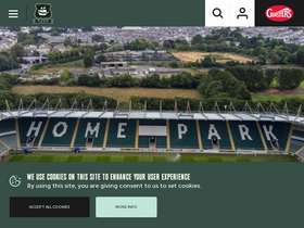 'pafc.co.uk' screenshot