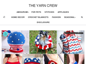 'theyarncrew.com' screenshot