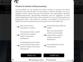 'onlineliga.de' screenshot