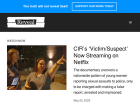 'revealnews.org' screenshot