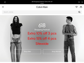 'calvinklein.com.hk' screenshot