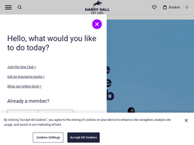 'harryhall.com' screenshot