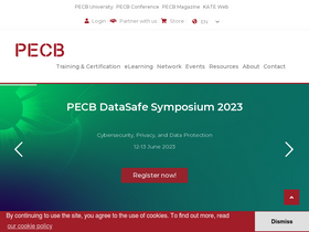 'pecb.com' screenshot