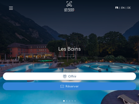 'bains-lavey.ch' screenshot