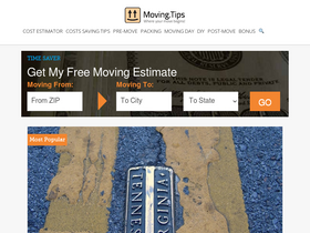 'moving.tips' screenshot