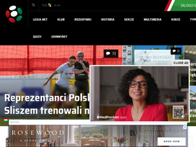 'legia.net' screenshot