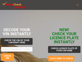 'vehiclecheck.ca' screenshot