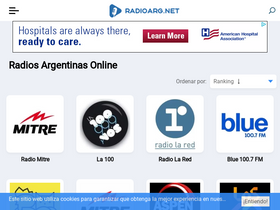 'radioarg.net' screenshot