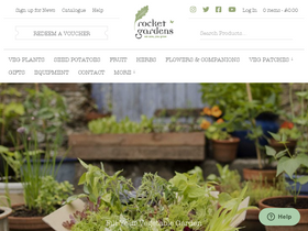 'rocketgardens.co.uk' screenshot