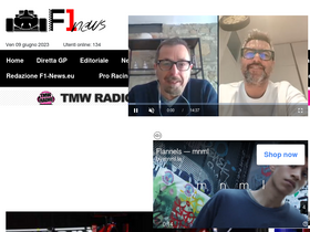 'f1-news.eu' screenshot