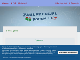 'zaburzeni.pl' screenshot