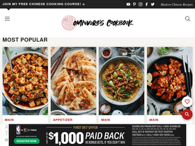 'omnivorescookbook.com' screenshot