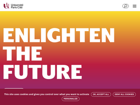 'amethis.app.u-paris.fr' screenshot