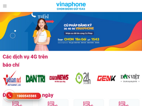 'vnvinaphone.vn' screenshot