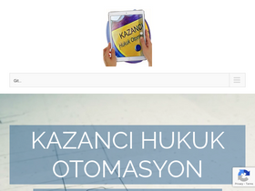 'kazanci.com.tr' screenshot