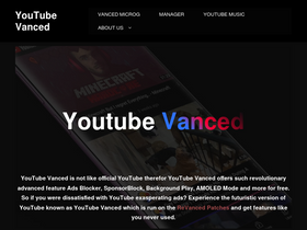 'youtubevanced.org' screenshot