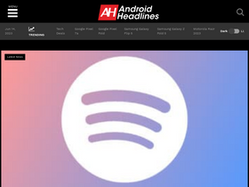 'androidheadlines.com' screenshot