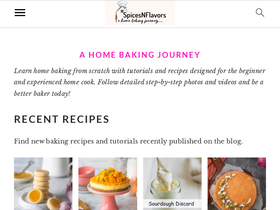 'spicesnflavors.com' screenshot