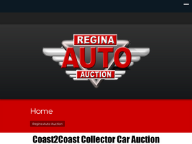 'reginaautoauction.com' screenshot