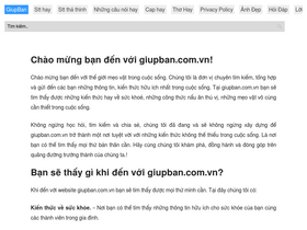 'giupban.com.vn' screenshot