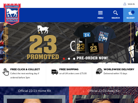 'itfcshop.com' screenshot