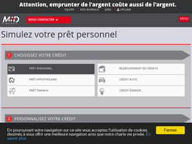 'midfinance.be' screenshot