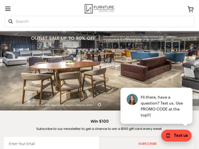 'lafurniturestore.com' screenshot