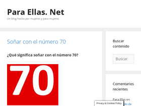 'paraellas.net' screenshot