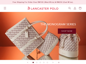 lancasterpolo.com.my homepage screenshot