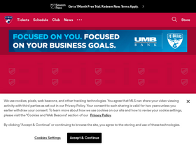 'fcdallas.com' screenshot