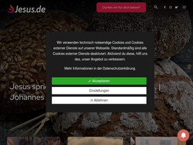 'jesus.de' screenshot