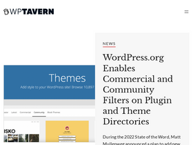 'wptavern.com' screenshot