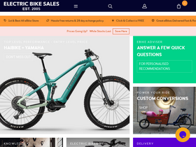 'electricbikesales.co.uk' screenshot