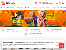 'panoramamoveis.com.br' screenshot