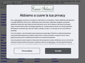 'comuni-italiani.it' screenshot